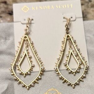 Kendra Scott Gold Alice Teardrop Earrings